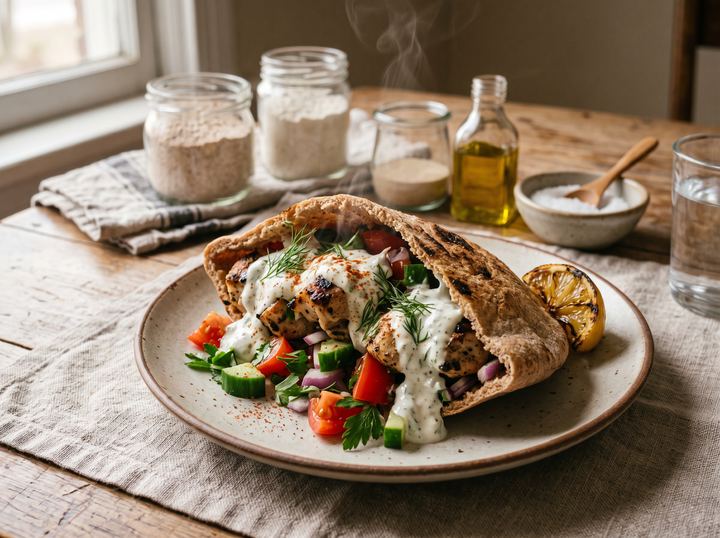 Whole-Wheat Pita