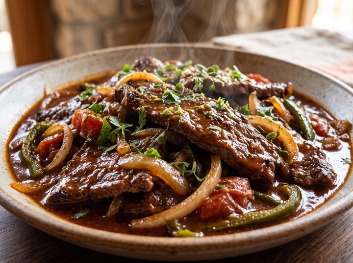 Bistec Encebollado