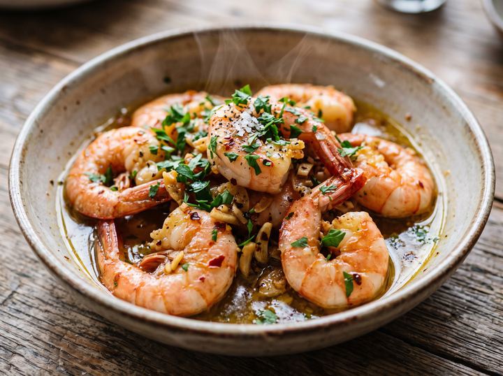 Camarones al Ajillo
