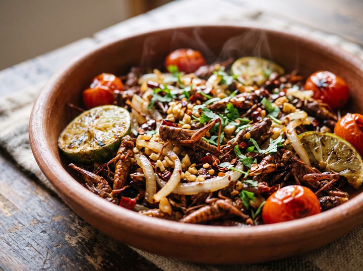 Chapulines con Ajo y Limón