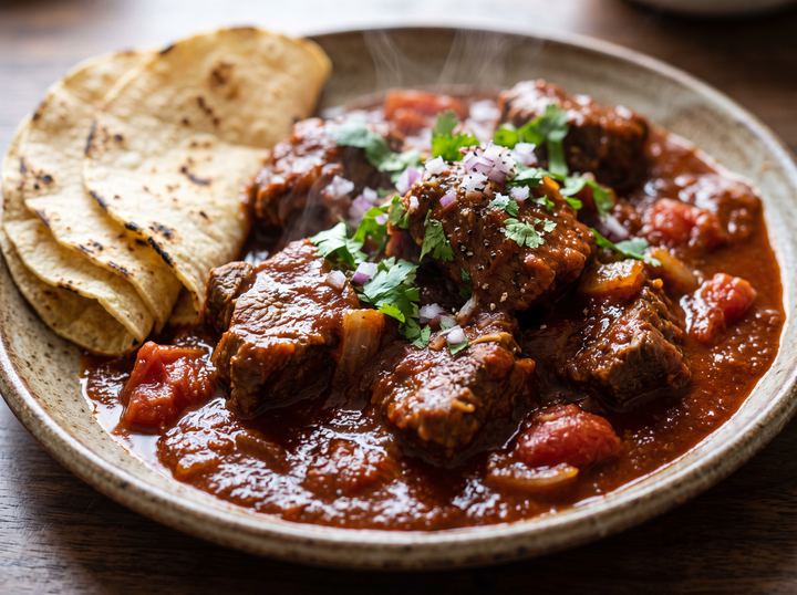Chile Colorado con Carne