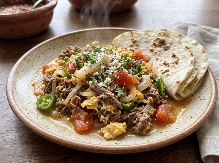 Machaca con Huevo