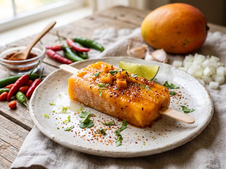 Paletas de Mango con Chile