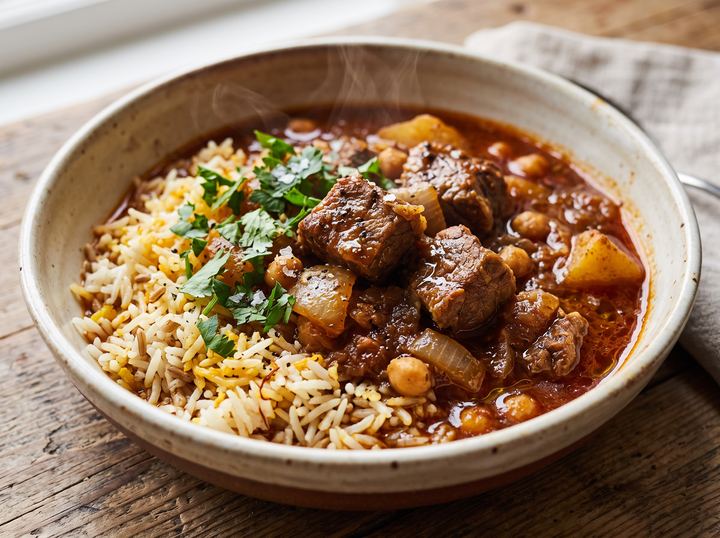 Lamb Stew with Rice