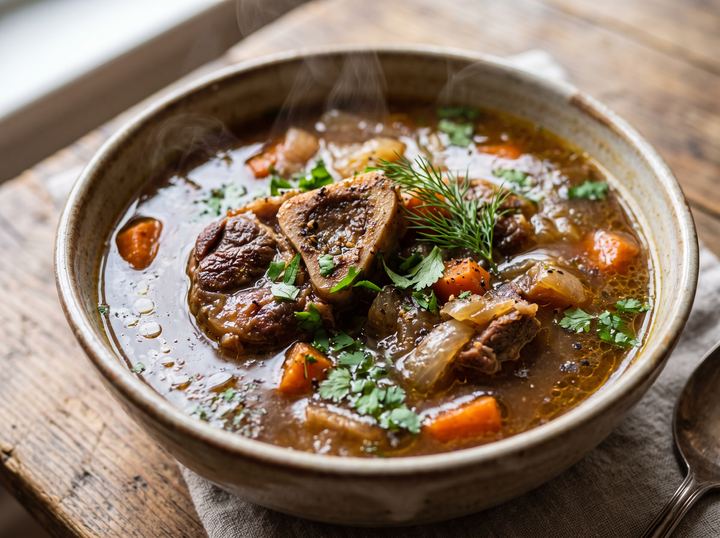 Middle Eastern Beef Broth Soup