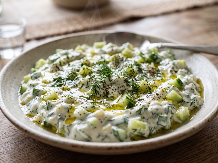 Middle Eastern Cucumber Salad 3