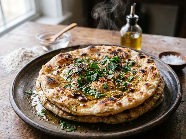 Middle Eastern Griddle Bread 2