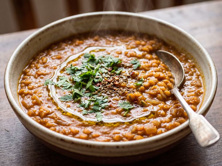Middle Eastern Lentil Pot