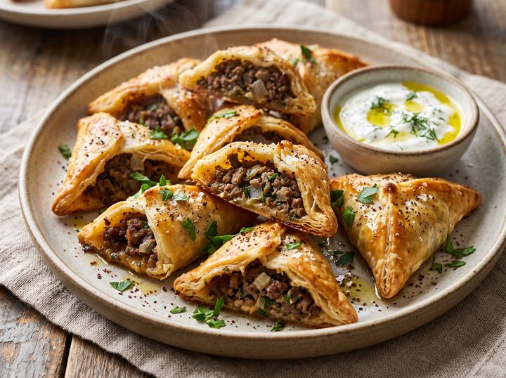 Middle Eastern Meat Pastry Bites 2