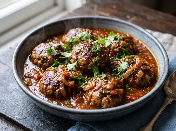 Middle Eastern Meatball Pot 2