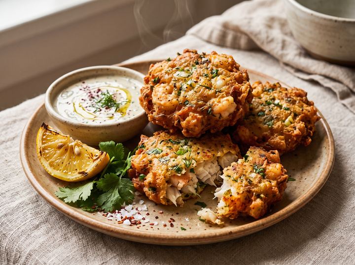 Middle Eastern Seafood Fritters 2