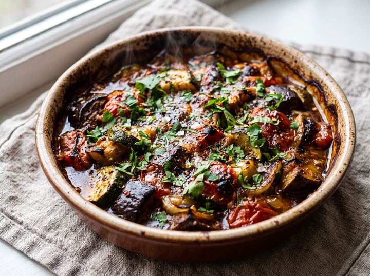 Middle Eastern Vegetable Bake