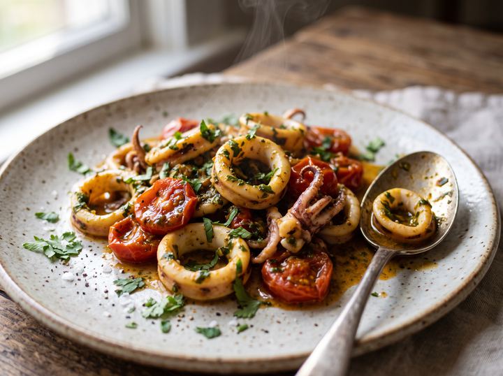 Calamari Chermoula