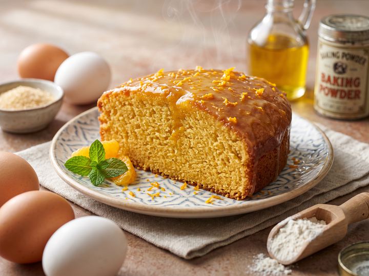 Meskouta (Orange Cake)