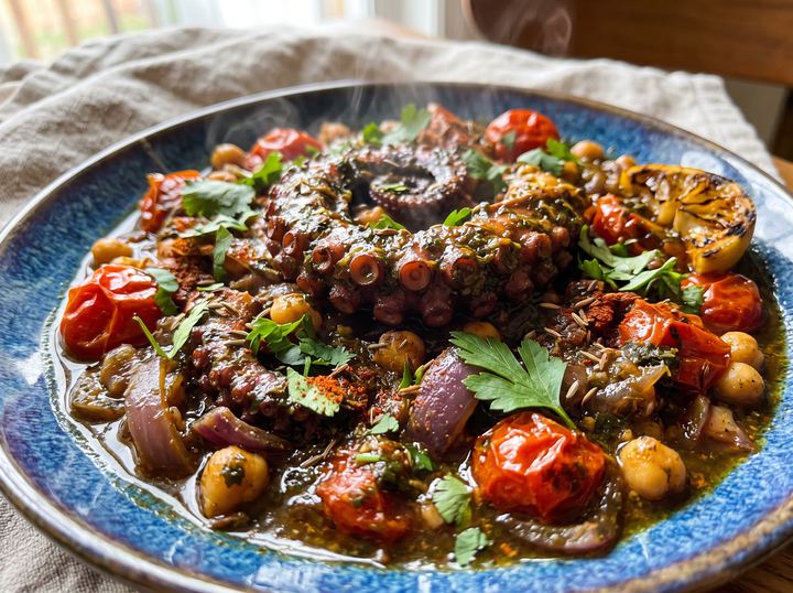 Octopus Chermoula