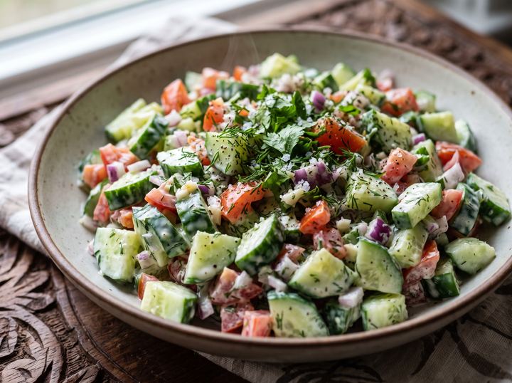 Pakistani Cucumber Salad
