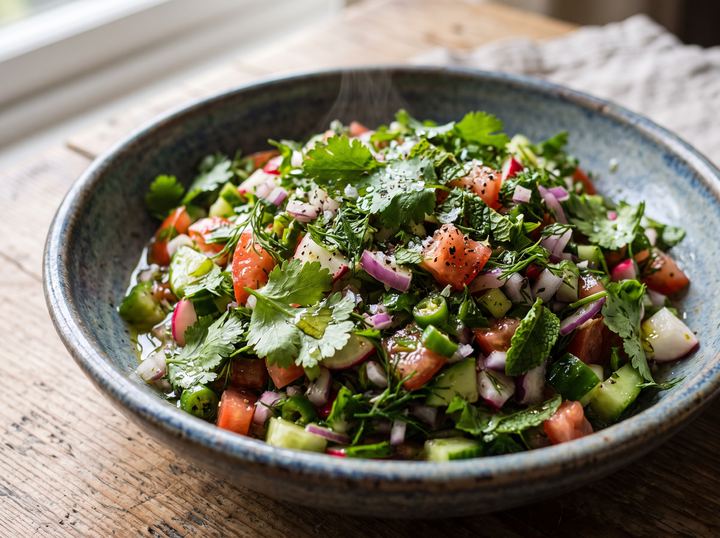 Pakistani Herb Salad 2