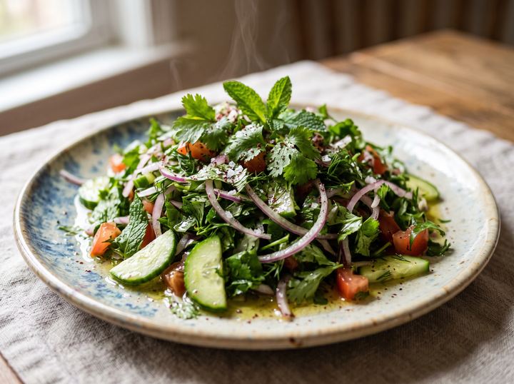 Pakistani Herb Salad 3