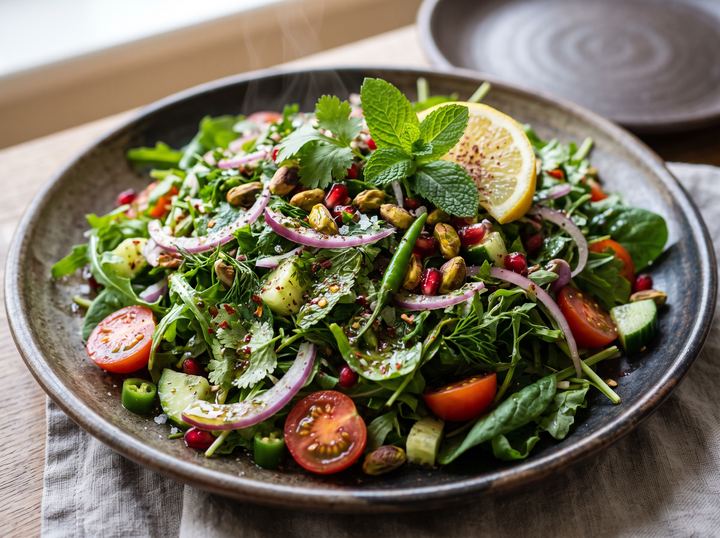 Pakistani Herb Salad