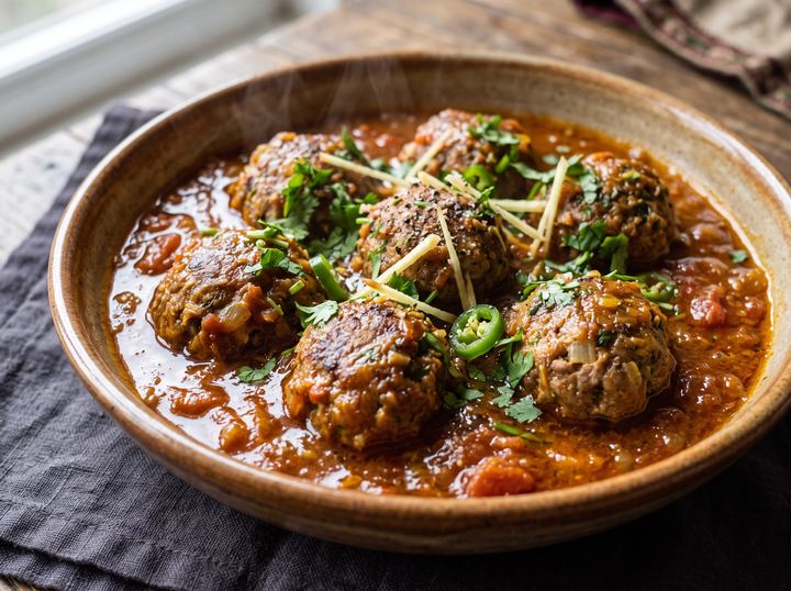 Pakistani Meatball Pot