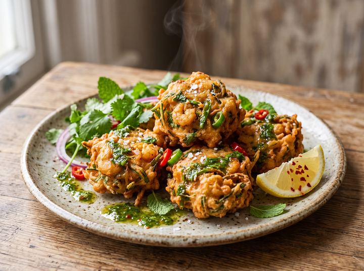 Pakistani Seafood Fritters 2