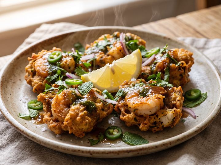 Pakistani Seafood Fritters