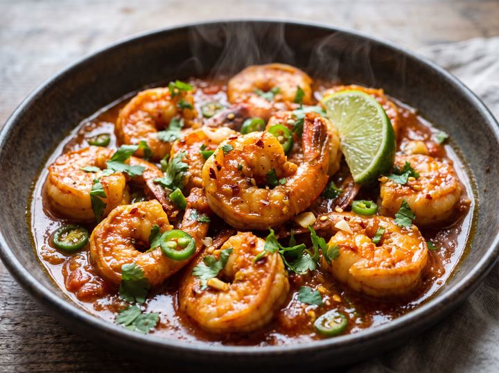 Pakistani Shrimp Pan