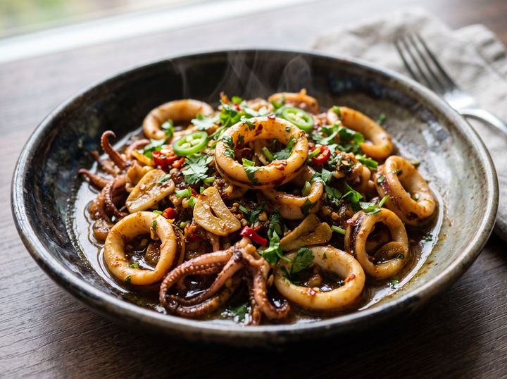 Pakistani Squid Stir-Fry 2