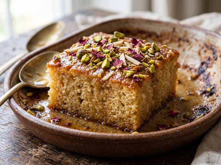 Pakistani Sweet Syrup Cake 2