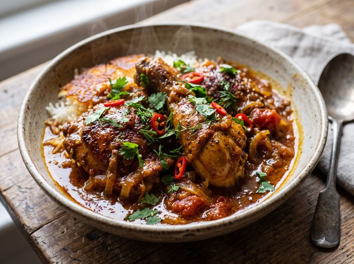 Persian Chicken Curry Pot