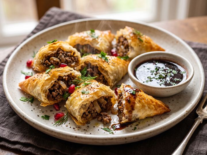 Persian Meat Pastry Bites