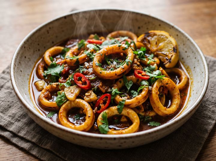 Persian Squid Stir-Fry