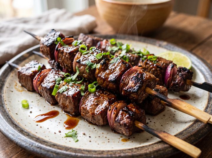 Filipino Beef Skewers