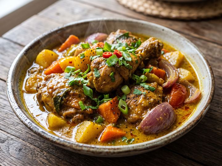 Filipino Chicken Curry Pot