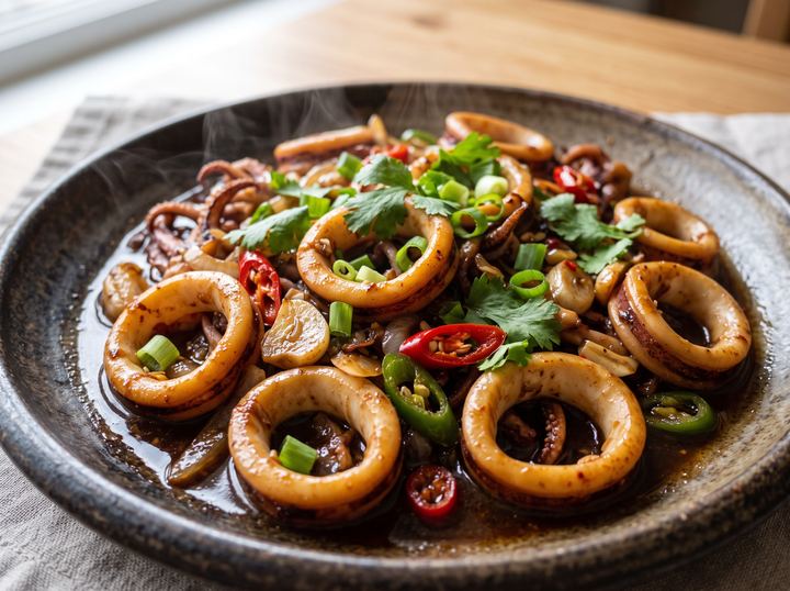 Filipino Squid Stir-Fry