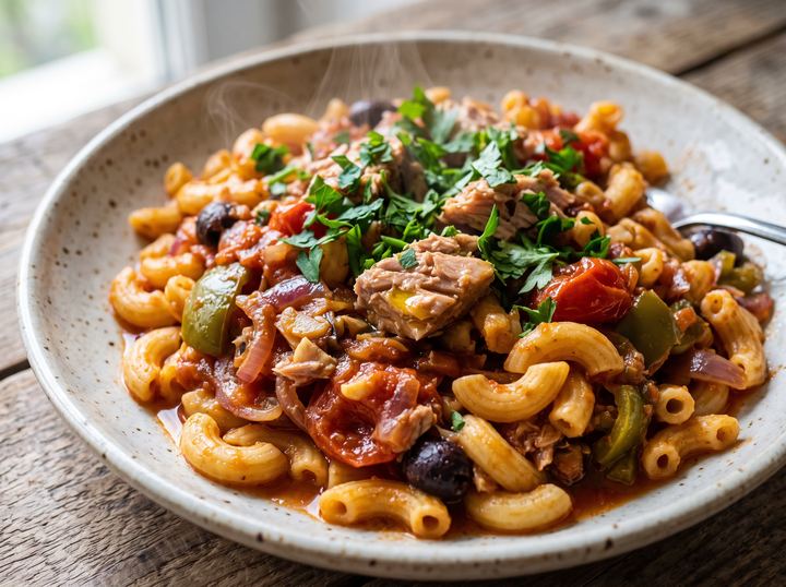 Massa com Atum à Portuguesa