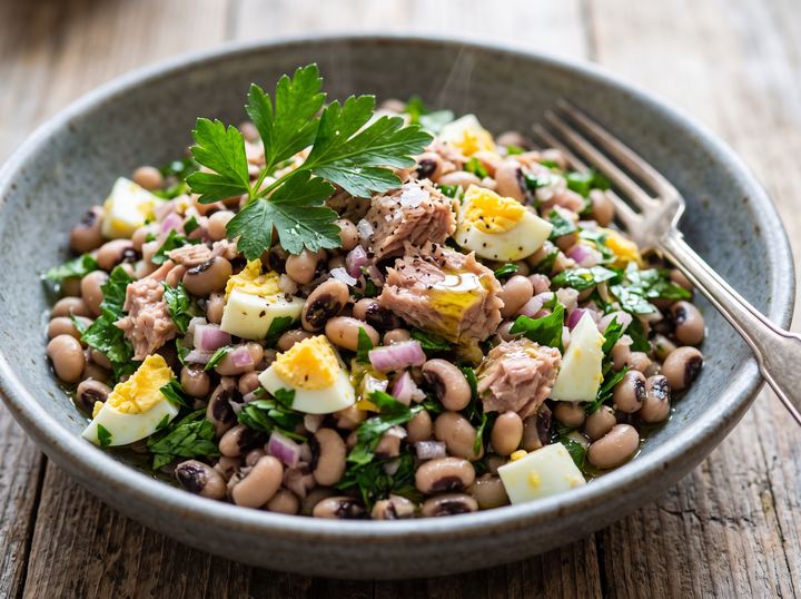 Salada de Feijão-Frade com Atum