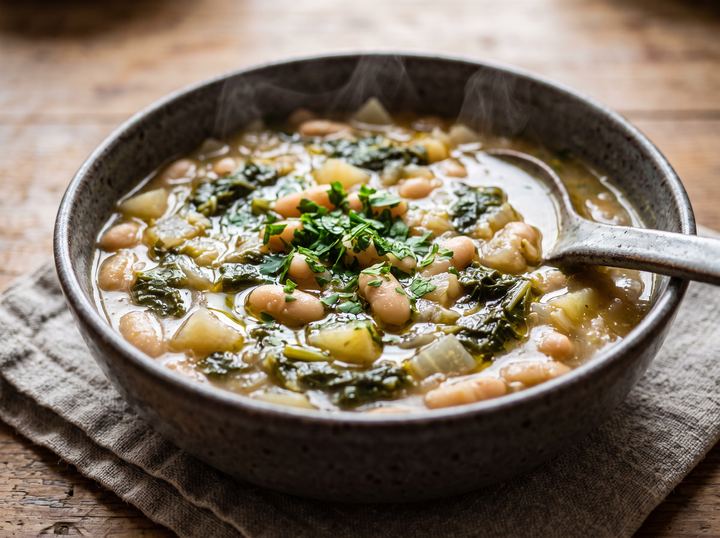 Sopa de Nabos com Feijão-Branco
