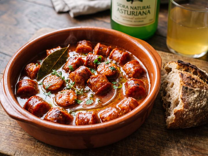 Chorizo a la Sidra