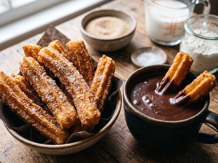 Churros con Chocolate