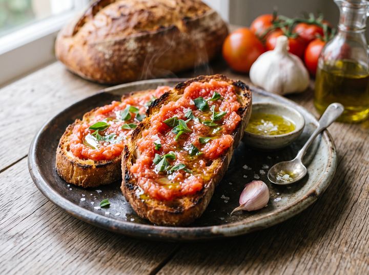 Pan con Tomate