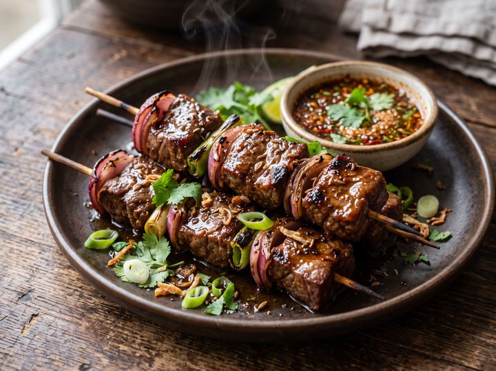 Thai Beef Skewers