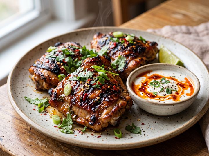 Thai Grilled Chicken Thighs 2