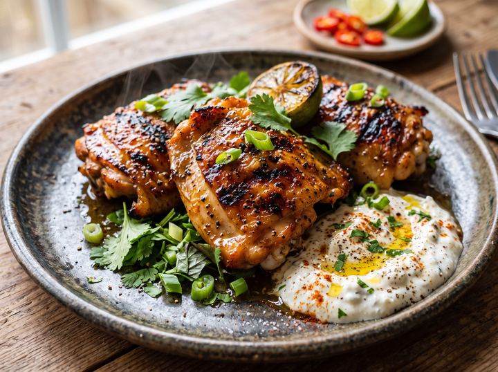 Thai Grilled Chicken Thighs