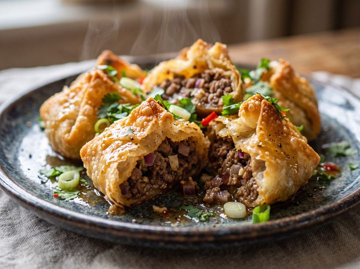 Thai Meat Pastry Bites 3