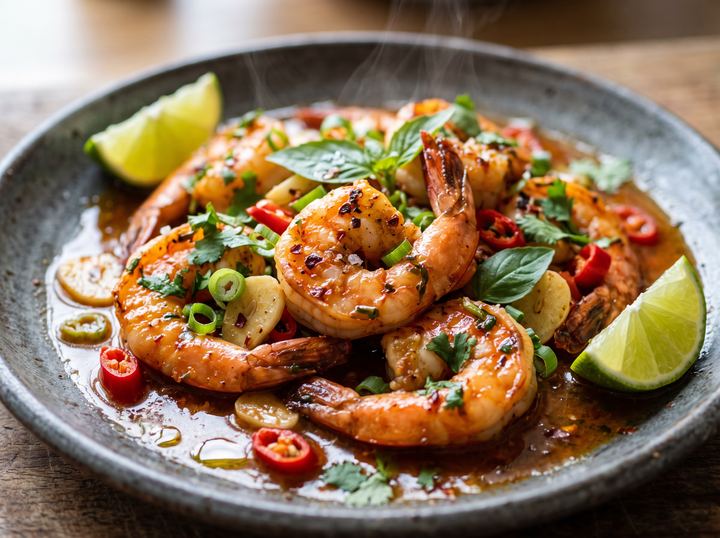 Thai Shrimp Pan