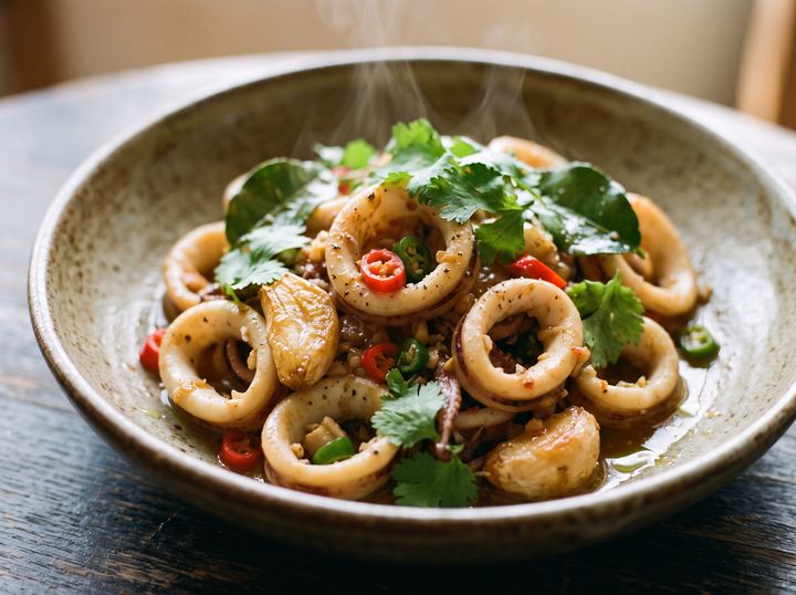 Thai Squid Stir-Fry 2