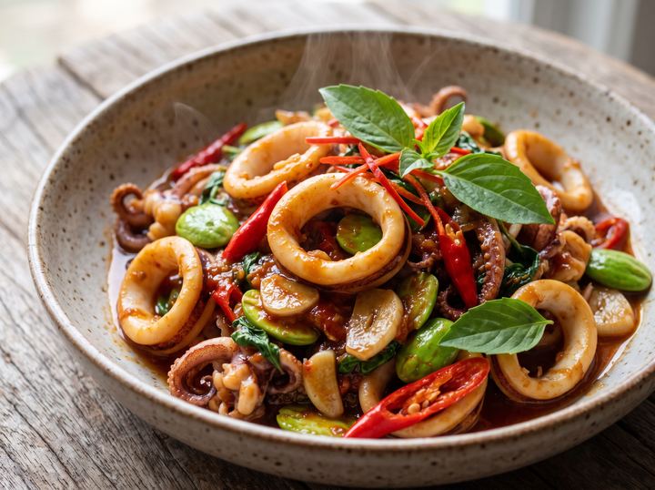 Thai Squid Stir-Fry