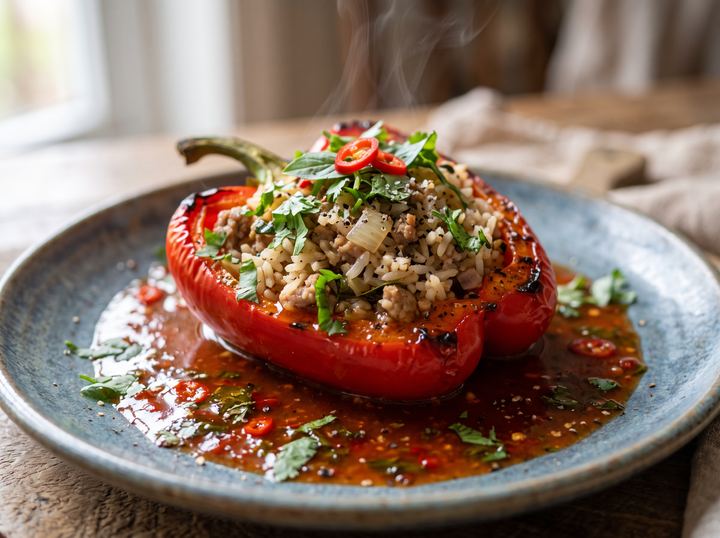 Thai Stuffed Peppers 2