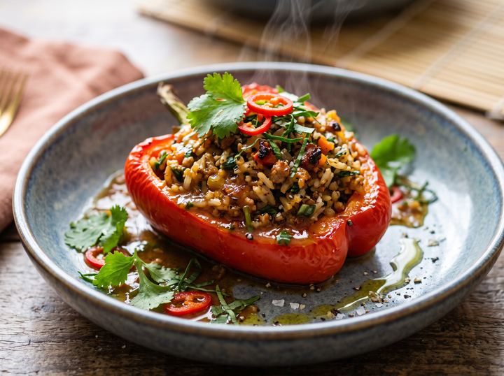 Thai Stuffed Vegetables 2